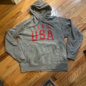 Gray Team USA Hoodie